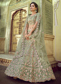 Light Green Sequence Designer Lehenga Choli In Germany