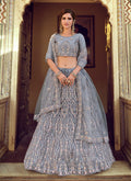 Ice Blue Lehenga Choli In Australia