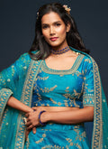 Blue Lehenga Choli In USA