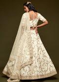 Off White Silk Lehenga Chol In UK