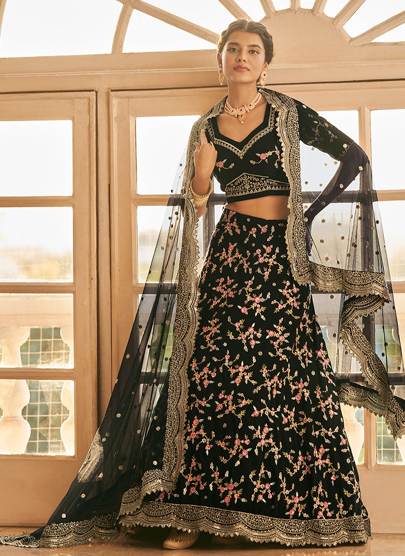 Shop Bollywood Lehengas In USA, UK, Canada, Germany, Mauritius, Singapore With Free Shipping Worldwide.