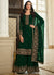 Green Sequence Embroidery Festive Gharara Style Suit