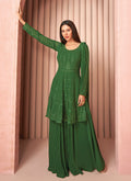 Green Designer Sharara Suit In USA