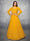 Yellow Anarkali Suit