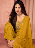 Yellow Georgette Salwar Kameez In USA