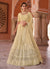 Pale Yellow Traditional Embroidered Lehenga Choli