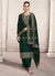 Green Golden Embroidered Silk Salwar Kameez