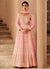 Buy Anarkali Suit - Pink Mirror Work Embroidery Georgette Wedding Anarkali Suit