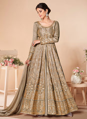 Silk Anarkali Suit