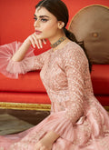 Net Anarkali Lehenga Suit