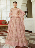 Net Anarkali Lehenga Suit