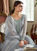 Net Anarkali Lehenga Suit
