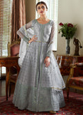 Net Anarkali Lehenga Suit