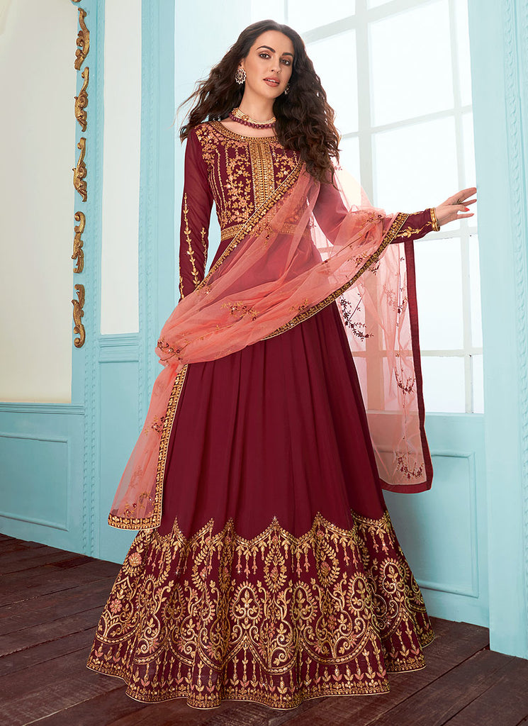 Embroidered Designer Anarkali Suit