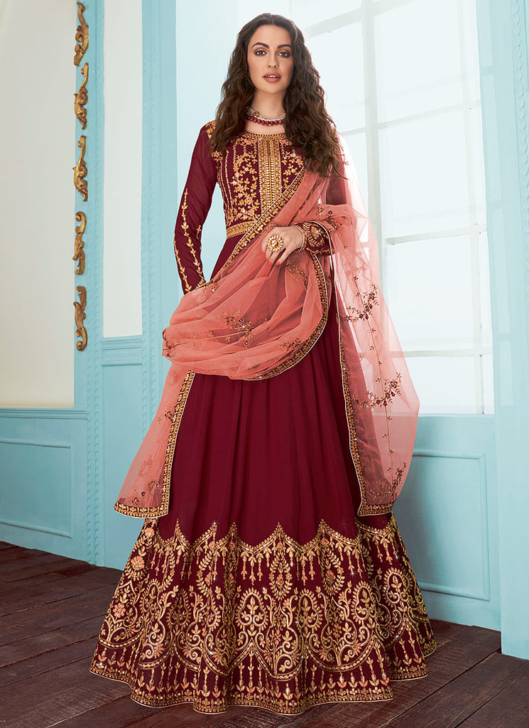 Embroidered Designer Anarkali Suit