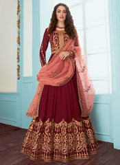 Embroidered Designer Anarkali Suit
