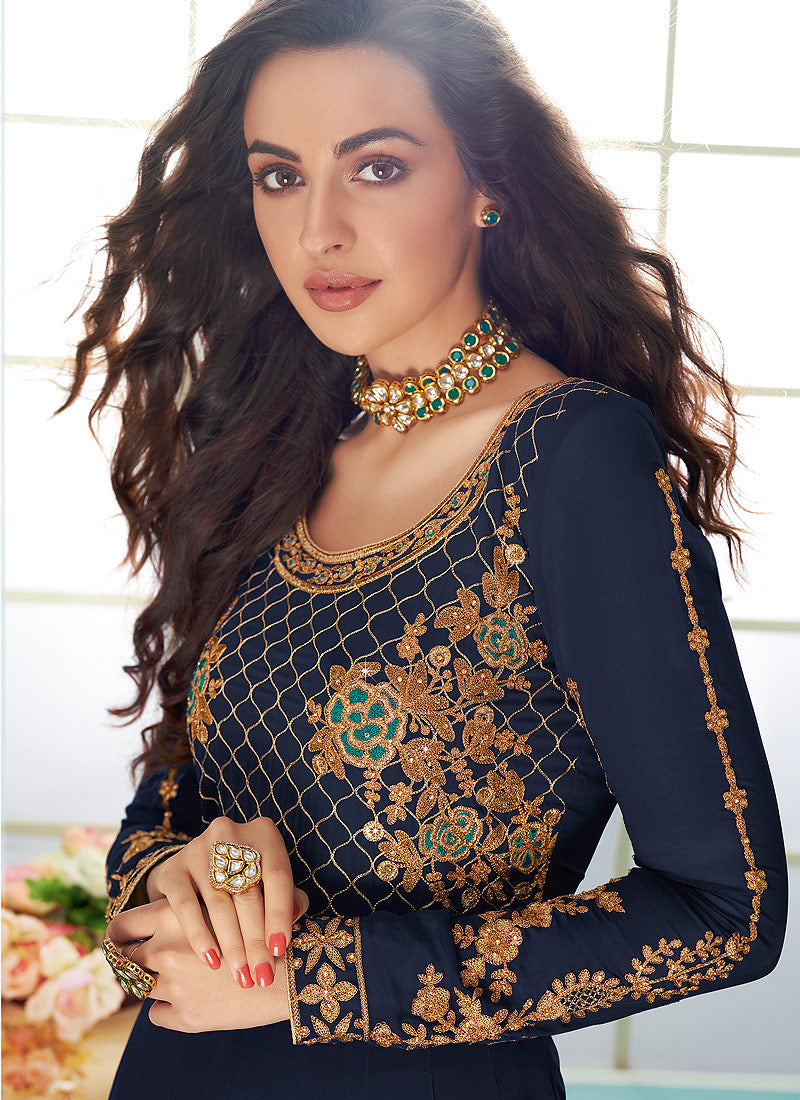 Embroidered Designer Anarkali Suit