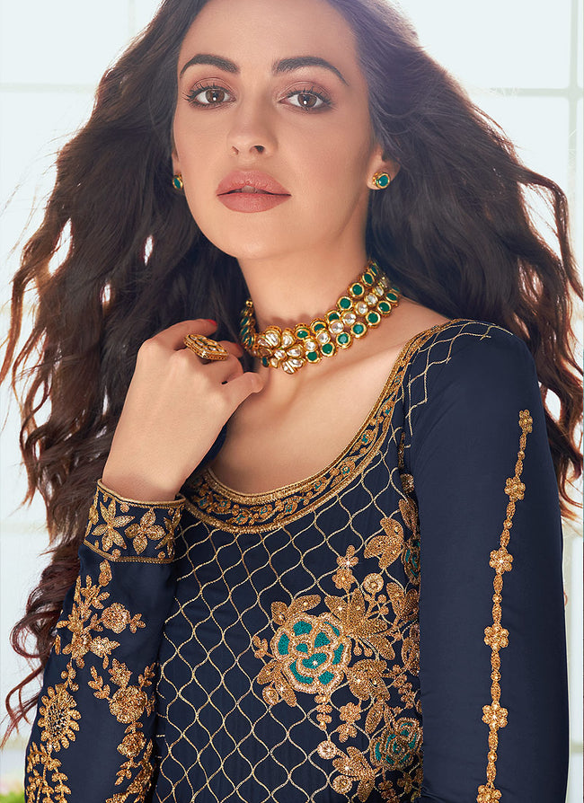 Embroidered Designer Anarkali Suit