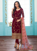 Embroidered Indian Churidar Suit
