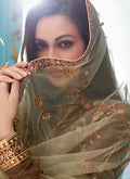 Embroidered Indian Churidar Suit