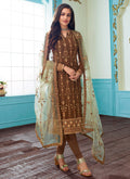 Embroidered Indian Churidar Suit