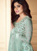 Indian Suits - Light Blue Anarkali Suit