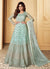 Light Blue Anarkali Suit