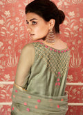 Light Green Multi Embroidered Anarkali Suit