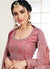 Blush Pink Pearl Embroidered Wedding Lehenga Choli, Salwar Kameez