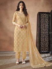 Orange Casual Pakistani Pant Suit