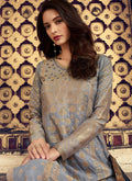 Silk Palazzos Pant Suit
