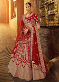 Bridal Red Wedding Lehenga Choli