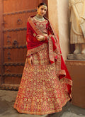 Red Wedding Lehenga Choli