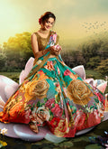Indian Lehangas - Turquoise Lehenga Choli In usa uk canada