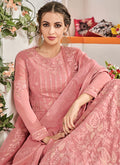 Embroidered Flared Anarkali Suit
