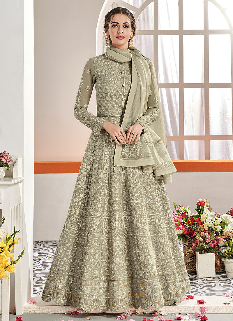 Flared Anarkali Suit