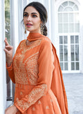  Lucknowi Embroidered Anarkali Suit