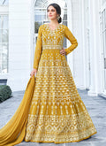 Lucknowi Embroidered Anarkali Suit