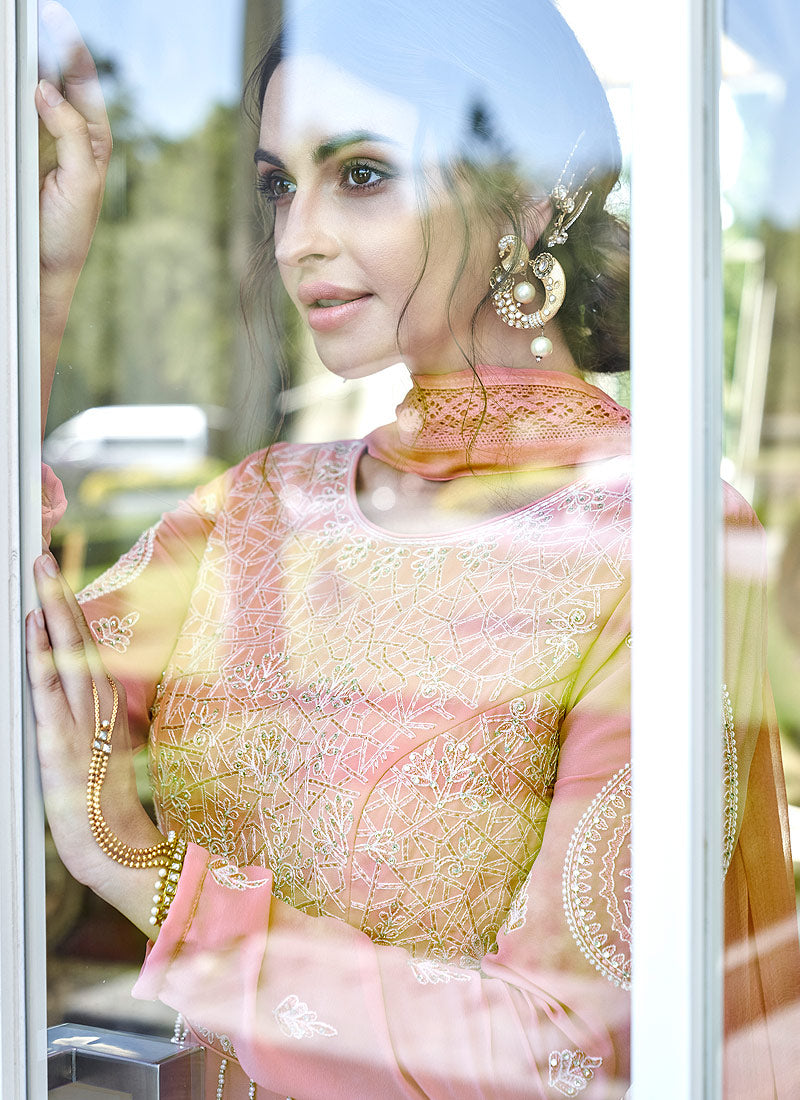 Embroidered Anarkali Suit