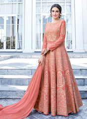 Embroidered Anarkali Suit
