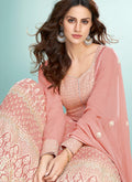 Light Pink Anarkali Suit In usa uk canada