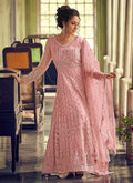 Blush Pink Designer Anarkali Suit