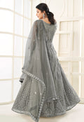 Grey Anarkali Suit In usa uk