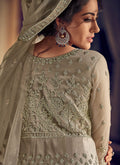 Golden Beige Anarkali Suit In usa