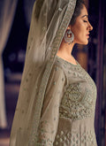 Golden Beige Anarkali Suit In usa uk canada