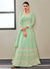 Sea Green Festive Anarkali Suit