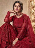 Bridal Red Anarkali Suit In usa