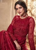 Bridal Red Anarkali Suit In uk