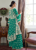 Green Designer Sharara Suit In usa