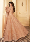 Indian Suits - Peach Anarkali Suit  In usa